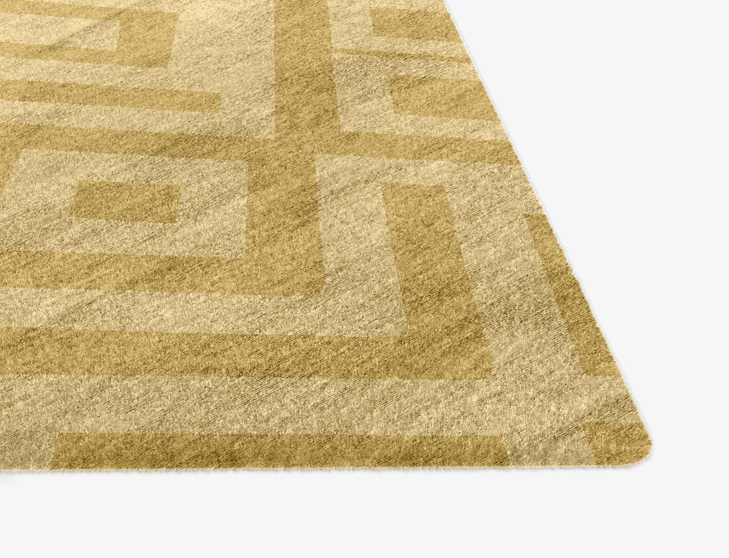 Quinn Geometric Ogee Hand Knotted Bamboo Silk Custom Rug by Rug Artisan