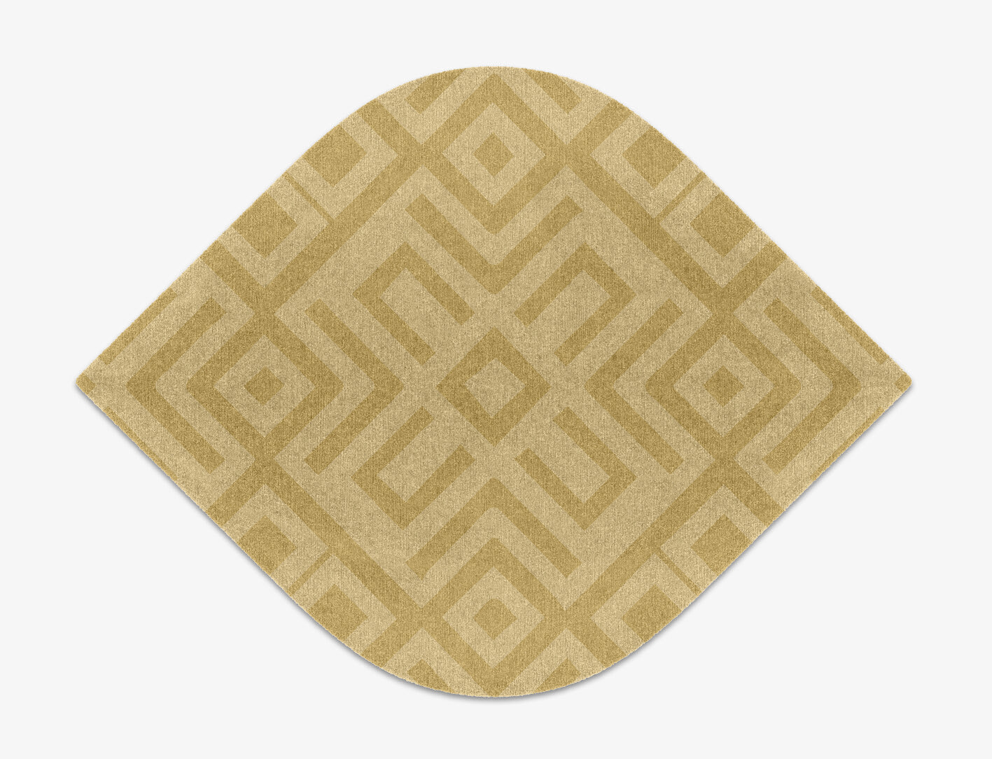 Quinn Geometric Ogee Hand Knotted Tibetan Wool Custom Rug by Rug Artisan