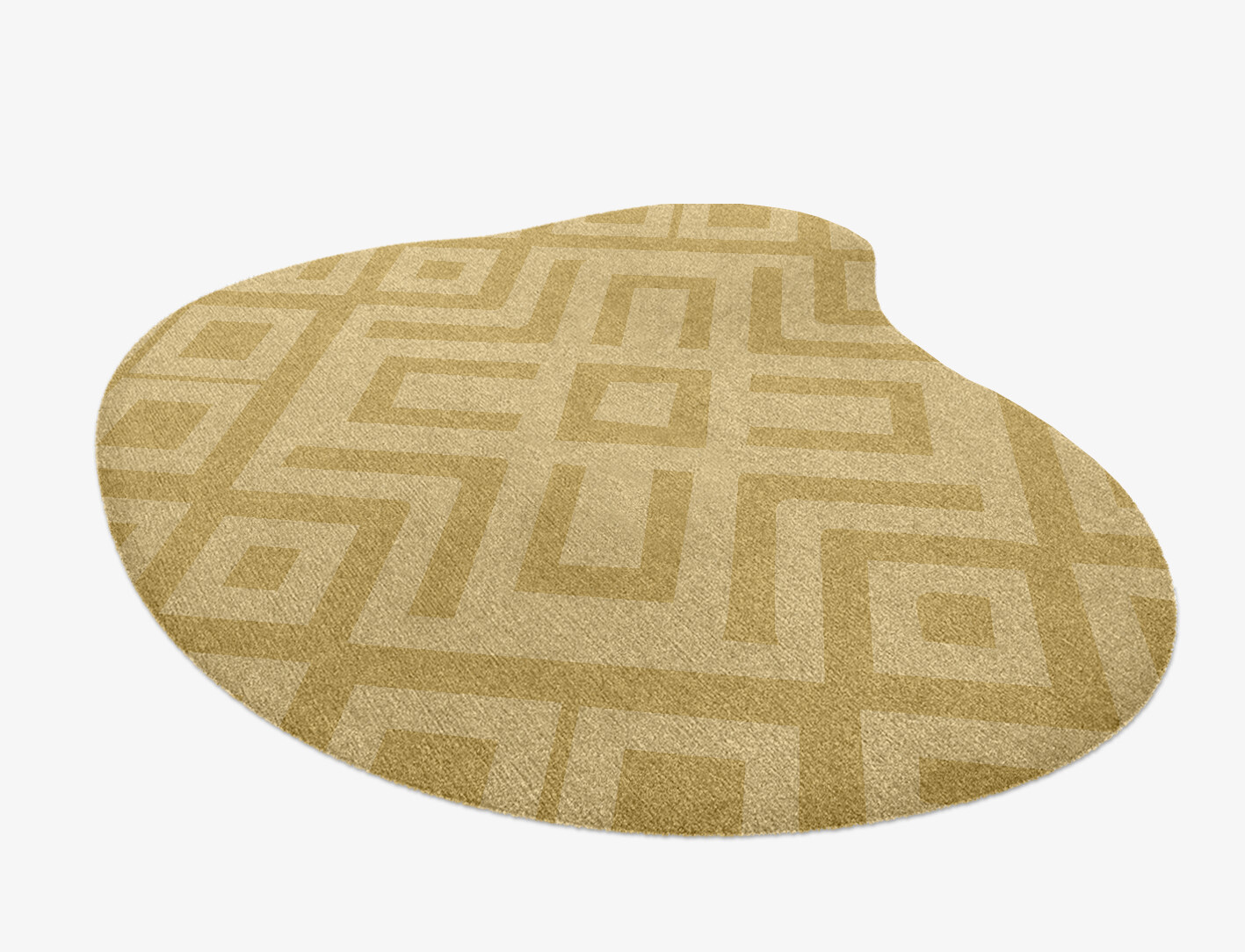 Quinn Geometric Splash Hand Knotted Tibetan Wool Custom Rug by Rug Artisan