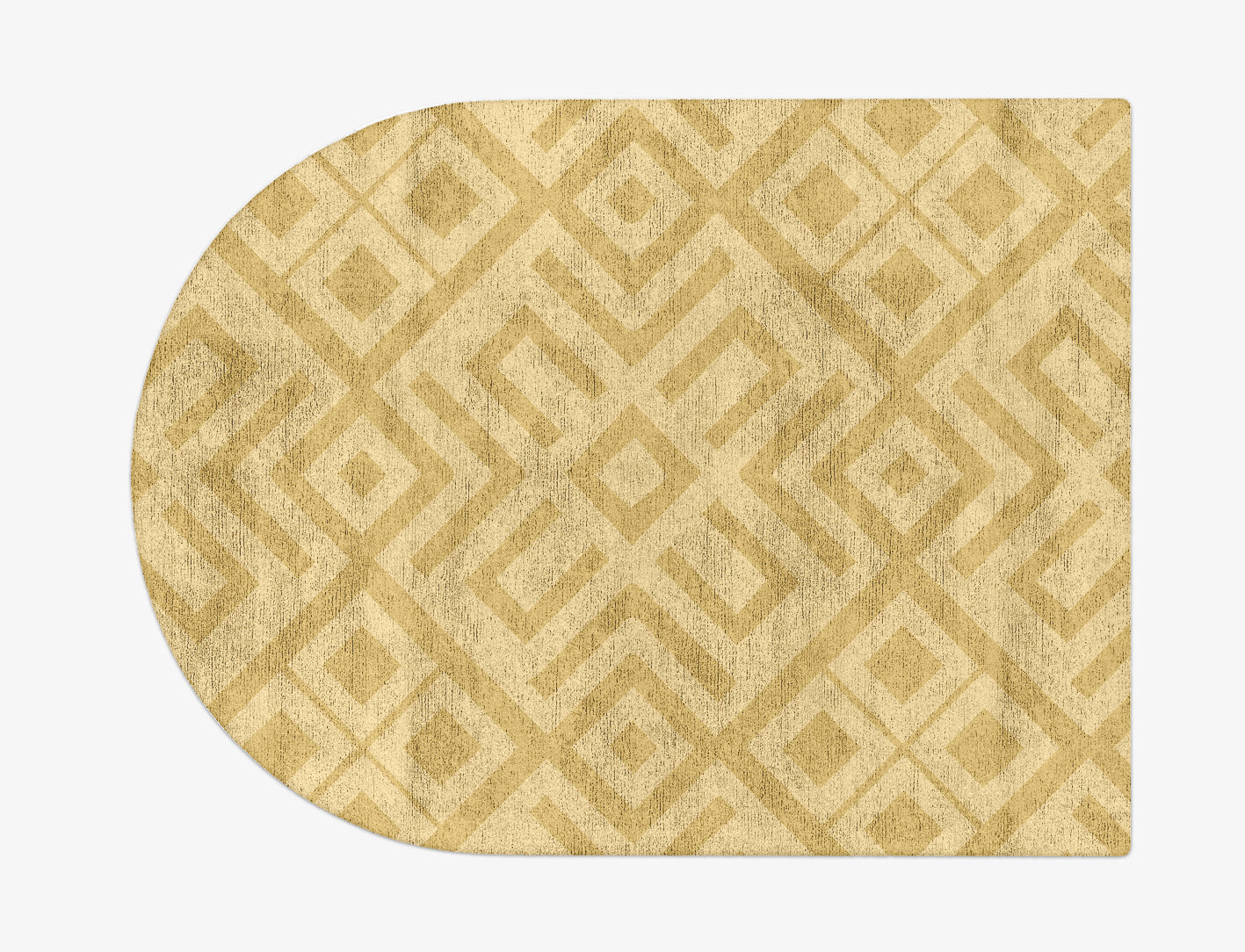 Quinn Geometric Arch Hand Tufted Bamboo Silk Custom Rug by Rug Artisan