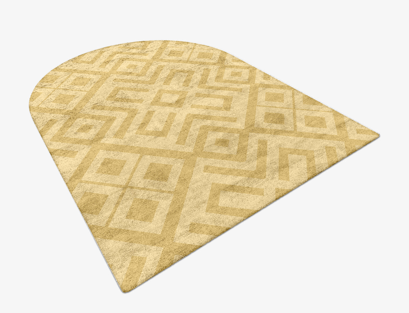 Quinn Geometric Arch Hand Tufted Bamboo Silk Custom Rug by Rug Artisan