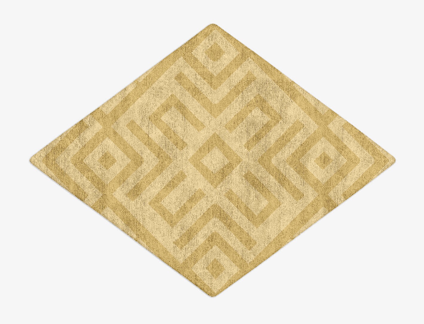 Quinn Geometric Diamond Hand Tufted Bamboo Silk Custom Rug by Rug Artisan