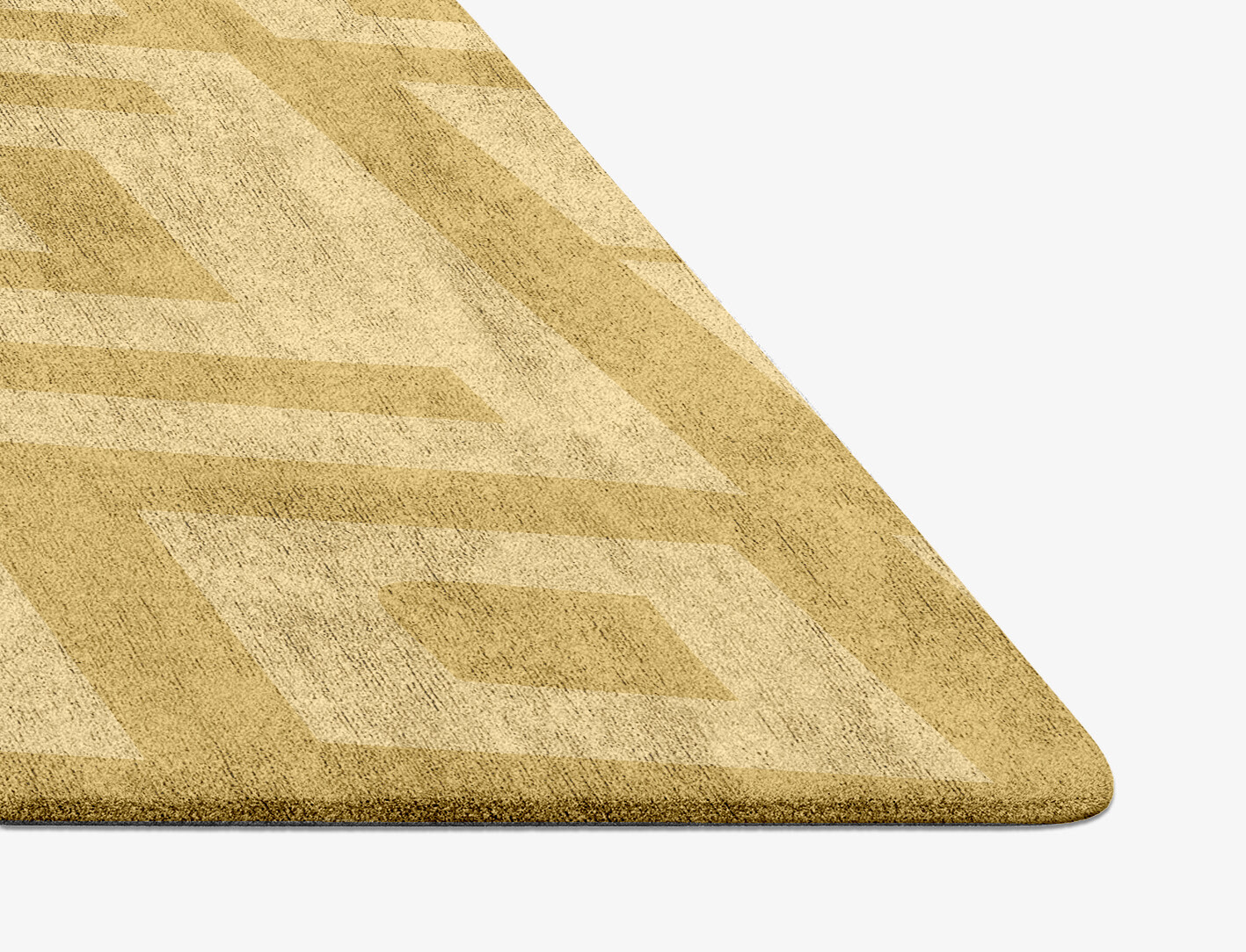 Quinn Geometric Diamond Hand Tufted Bamboo Silk Custom Rug by Rug Artisan