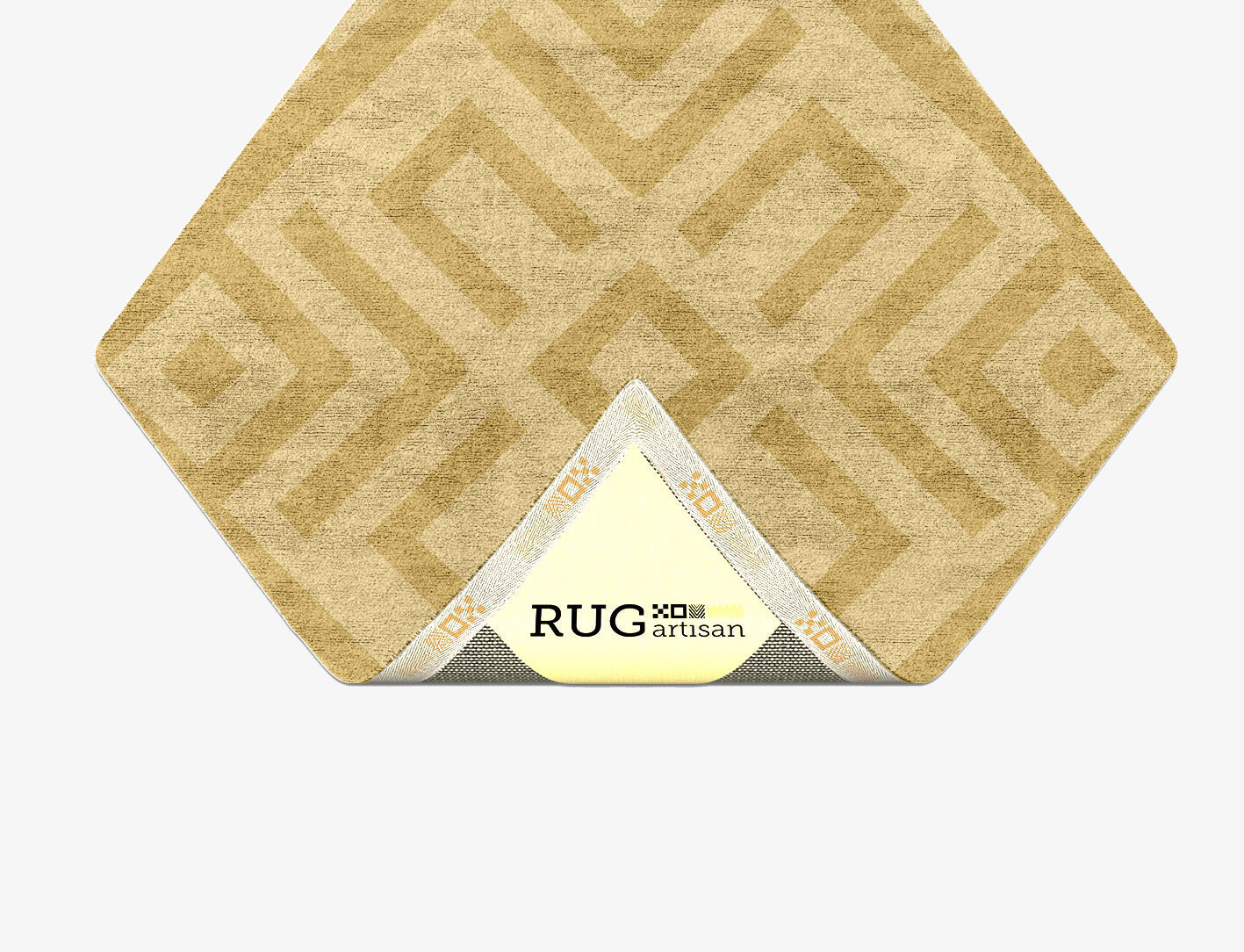 Quinn Geometric Diamond Hand Tufted Bamboo Silk Custom Rug by Rug Artisan