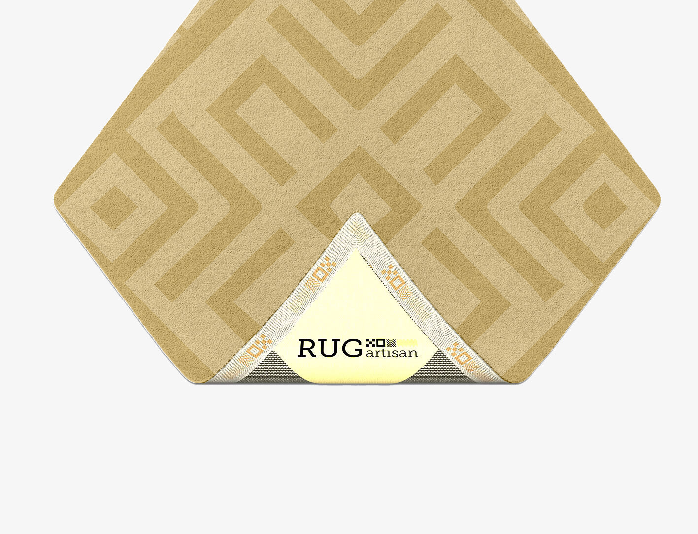 Quinn Geometric Diamond Hand Tufted Pure Wool Custom Rug by Rug Artisan