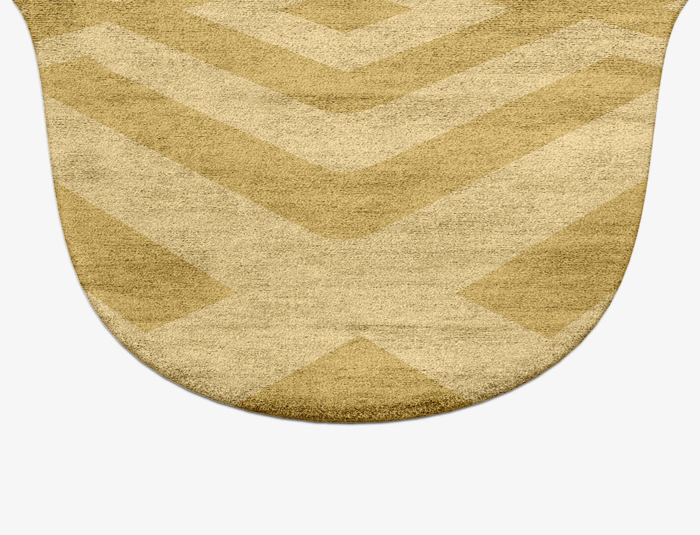 Quinn Geometric Drop Hand Tufted Bamboo Silk Custom Rug by Rug Artisan
