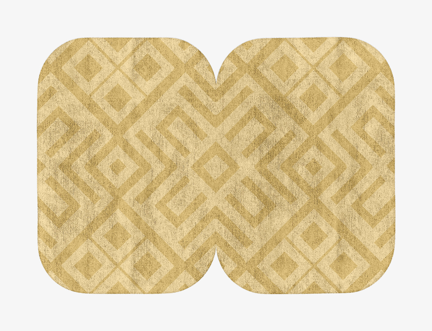 Quinn Geometric Eight Hand Tufted Bamboo Silk Custom Rug by Rug Artisan