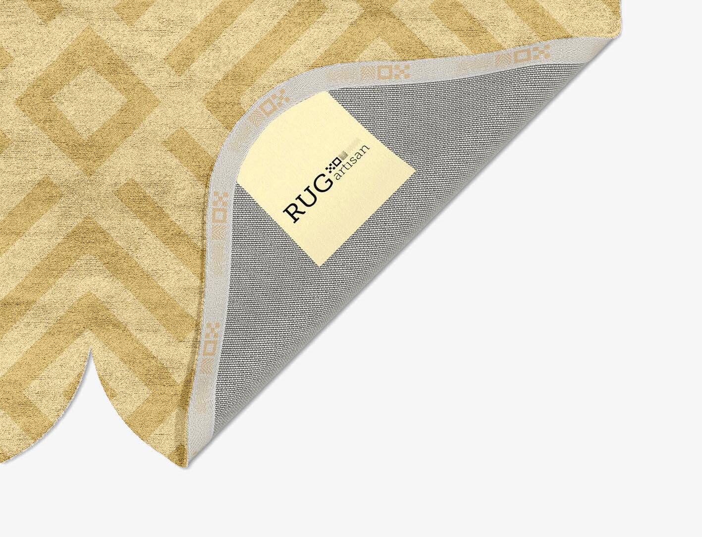 Quinn Geometric Eight Hand Tufted Bamboo Silk Custom Rug by Rug Artisan