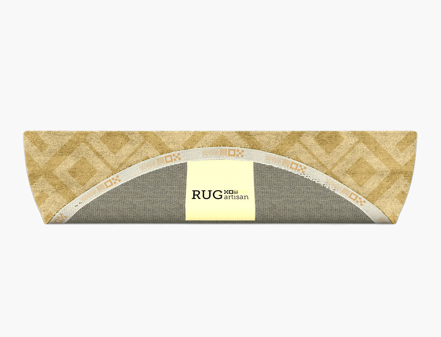 Quinn Geometric Halfmoon Hand Tufted Bamboo Silk Custom Rug by Rug Artisan