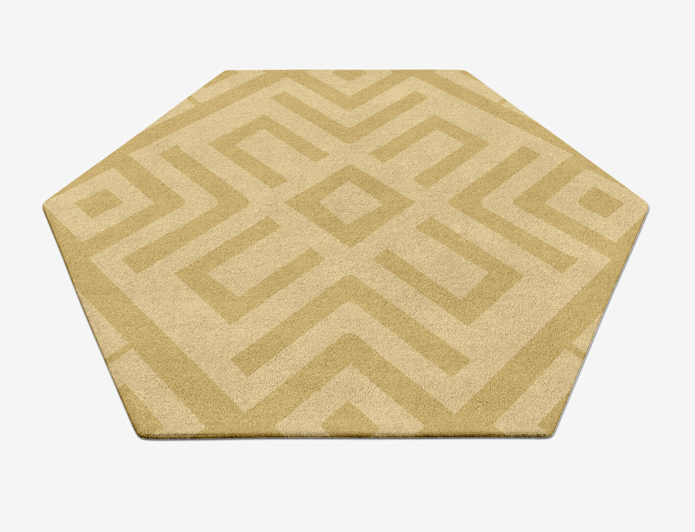 Quinn Geometric Hexagon Hand Tufted Pure Wool Custom Rug by Rug Artisan
