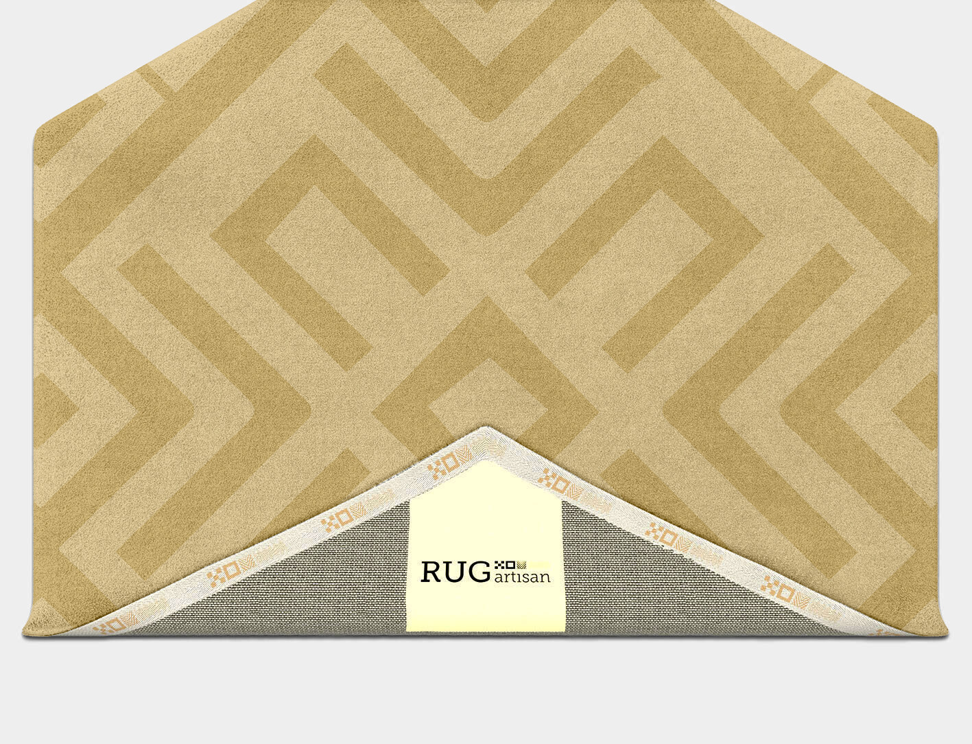 Quinn Geometric Hexagon Hand Tufted Pure Wool Custom Rug by Rug Artisan