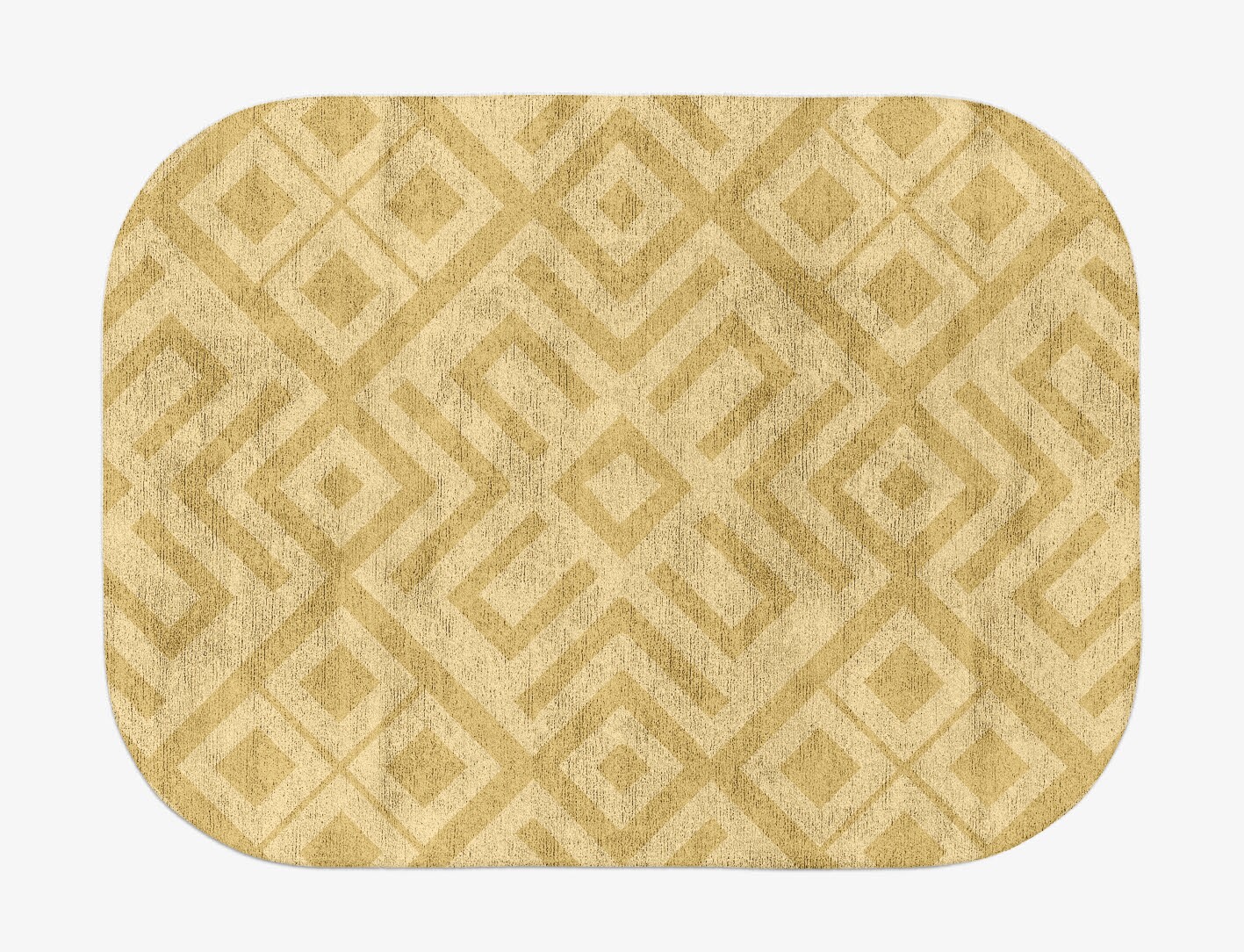 Quinn Geometric Oblong Hand Tufted Bamboo Silk Custom Rug by Rug Artisan