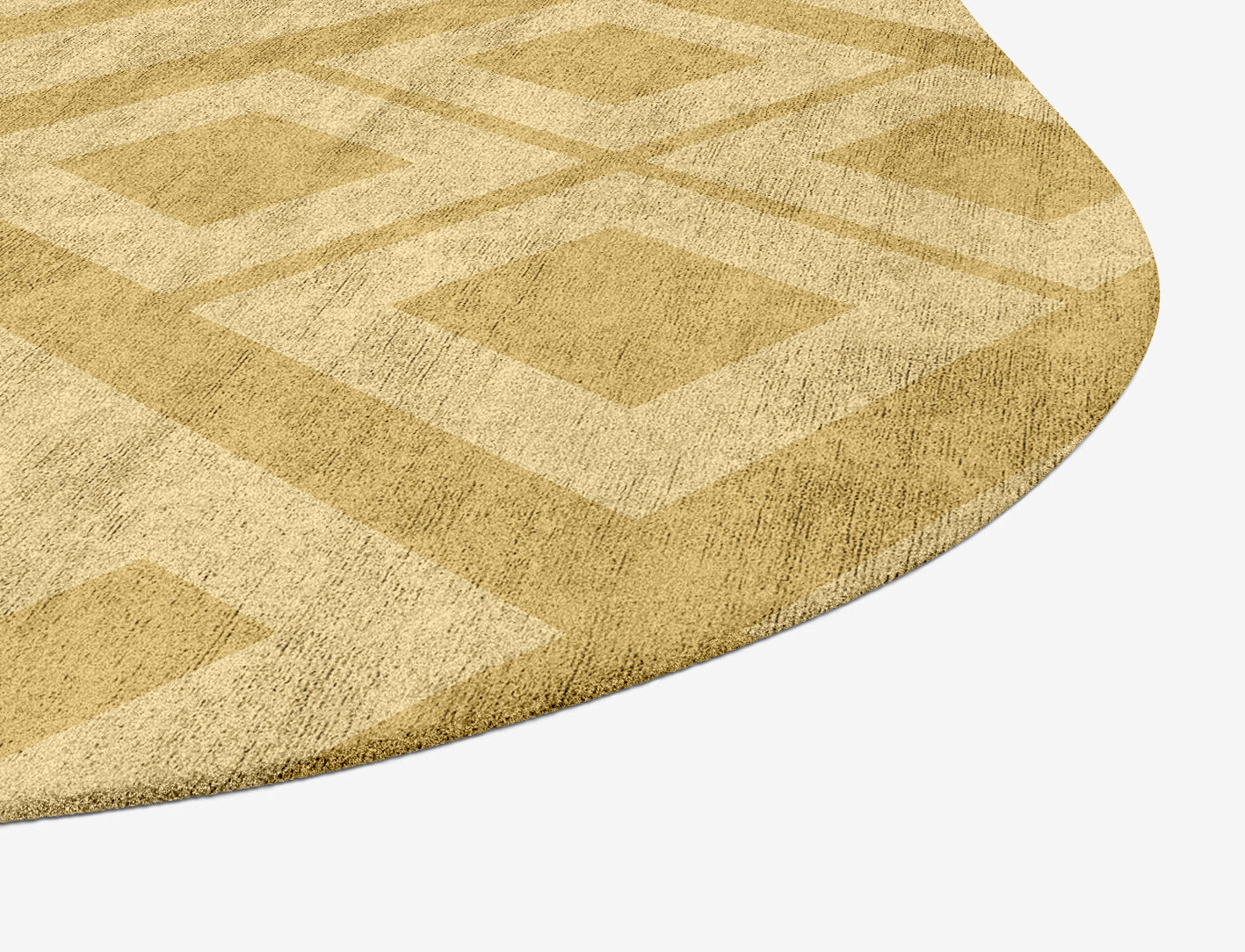 Quinn Geometric Oblong Hand Tufted Bamboo Silk Custom Rug by Rug Artisan