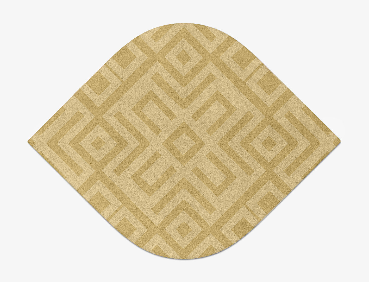 Quinn Geometric Ogee Hand Tufted Pure Wool Custom Rug by Rug Artisan
