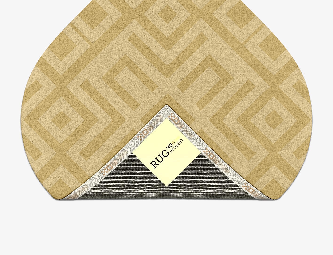Quinn Geometric Ogee Hand Tufted Pure Wool Custom Rug by Rug Artisan