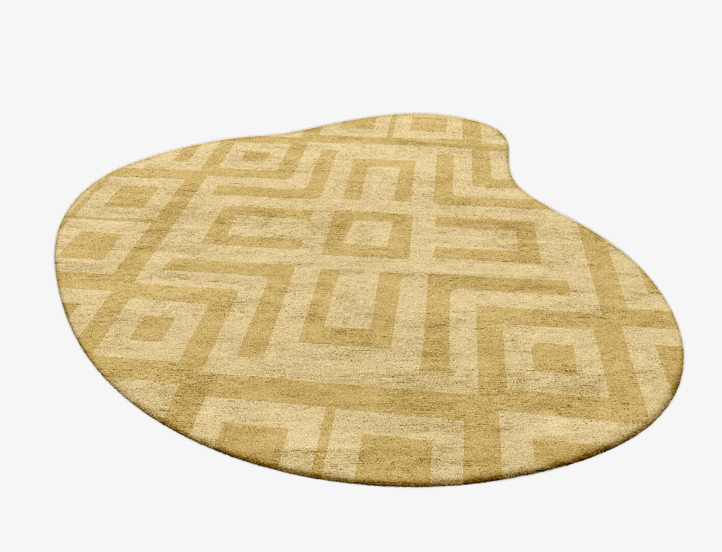 Quinn Geometric Splash Hand Tufted Bamboo Silk Custom Rug by Rug Artisan