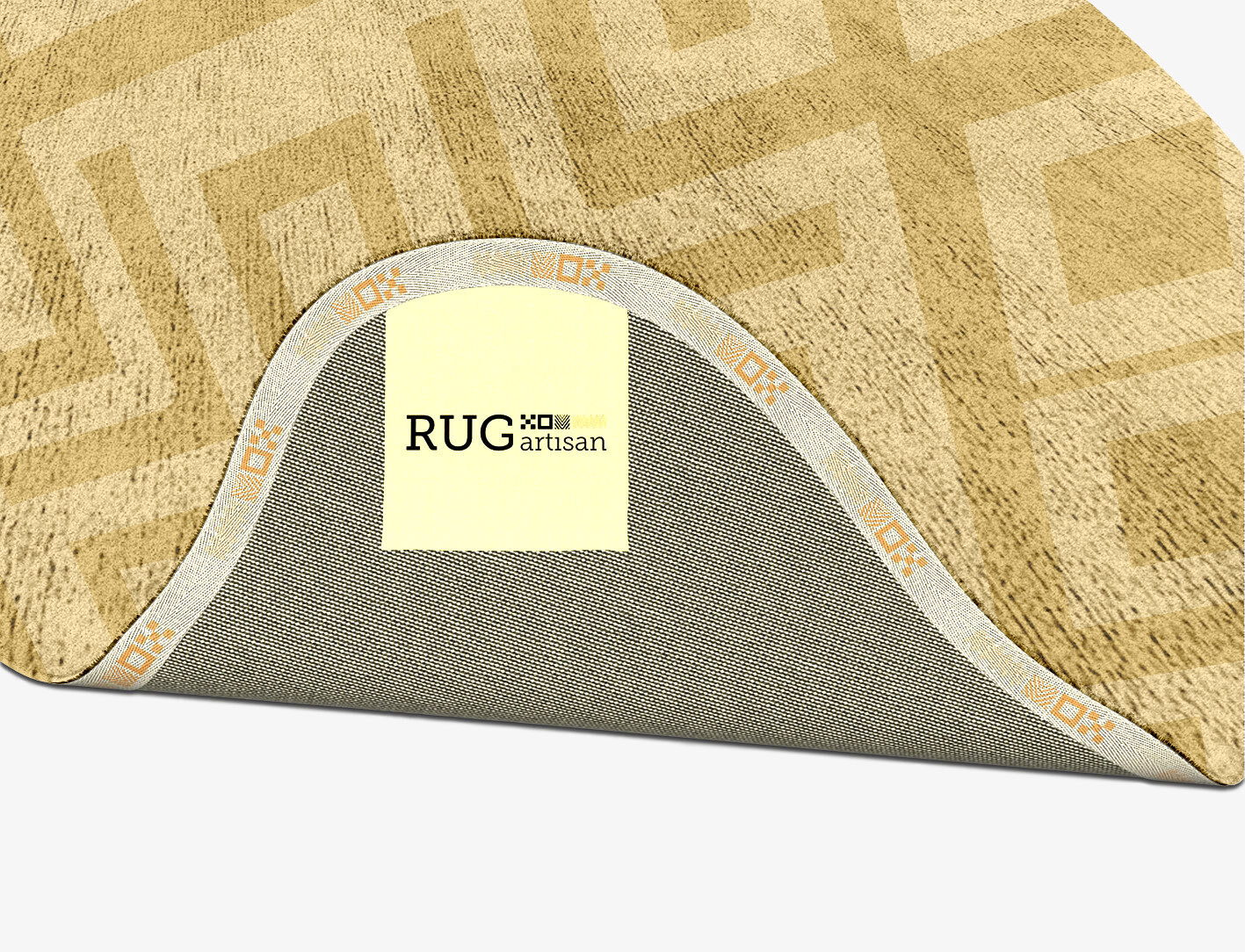 Quinn Geometric Splash Hand Tufted Bamboo Silk Custom Rug by Rug Artisan
