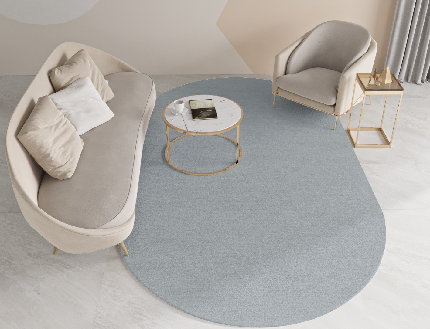 RA-19-N Solid Colors Capsule Hand Tufted Pure Wool Custom Rug by Rug Artisan