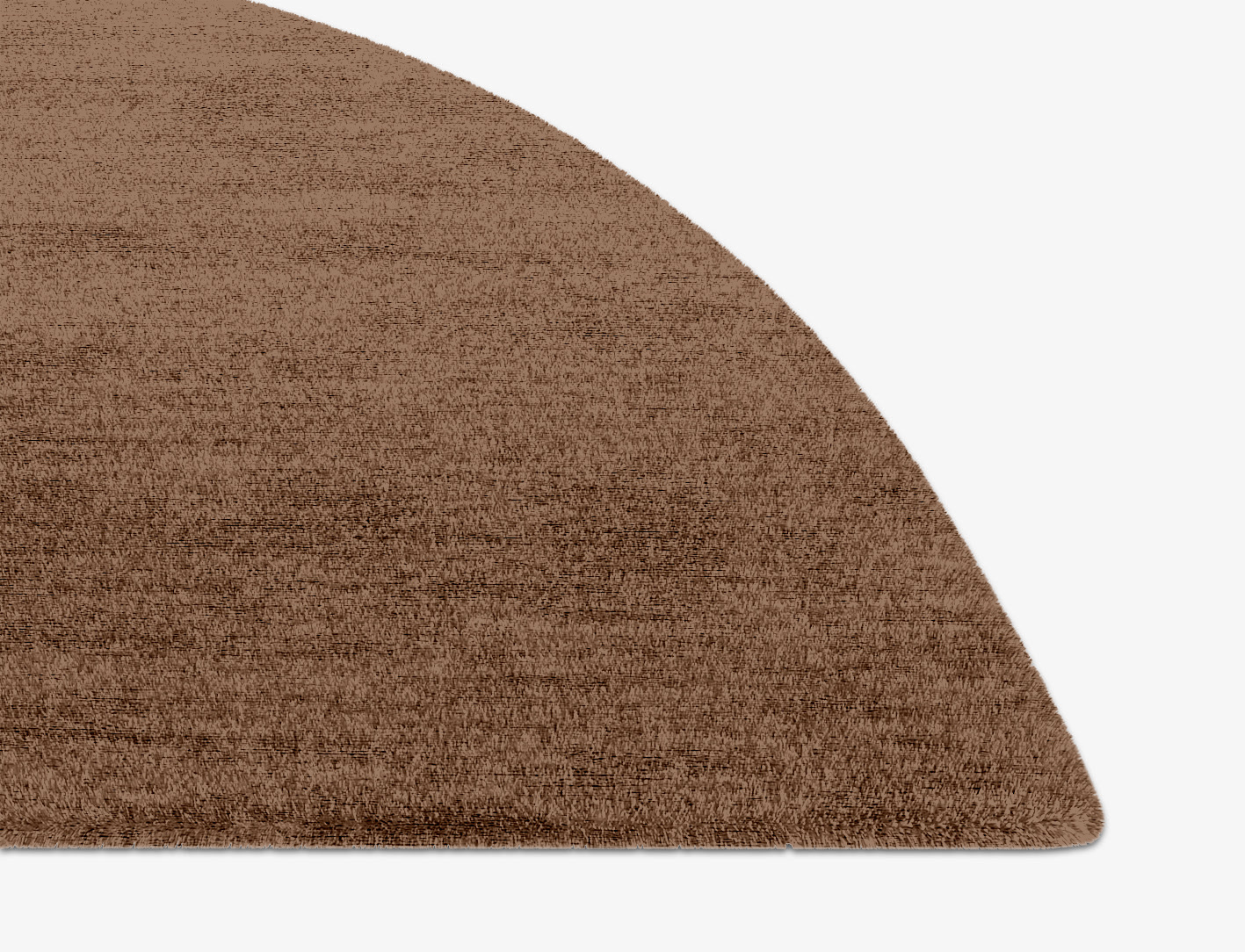 RA-51-N Solid Colors Halfmoon Hand Knotted Bamboo Silk Custom Rug by Rug Artisan