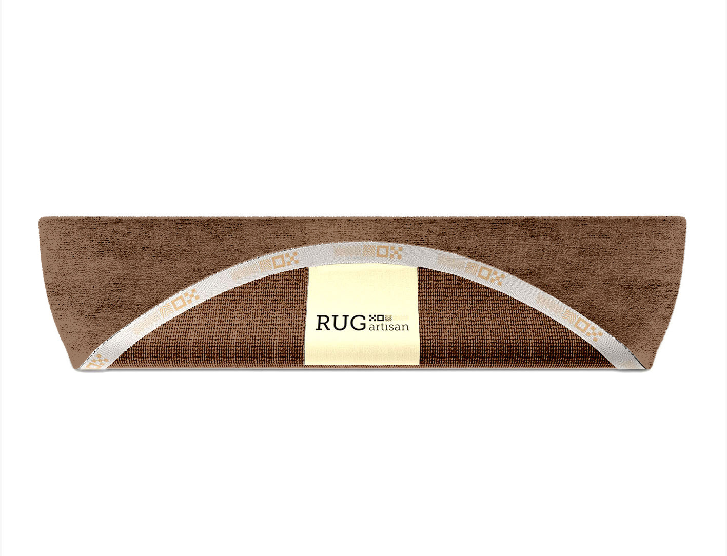 RA-51-N Solid Colors Halfmoon Hand Knotted Bamboo Silk Custom Rug by Rug Artisan