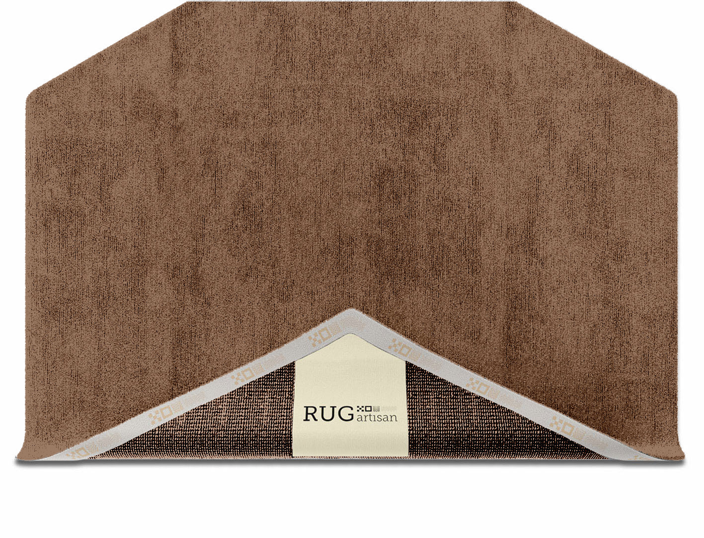 RA-51-N Solid Colors Hexagon Hand Knotted Bamboo Silk Custom Rug by Rug Artisan