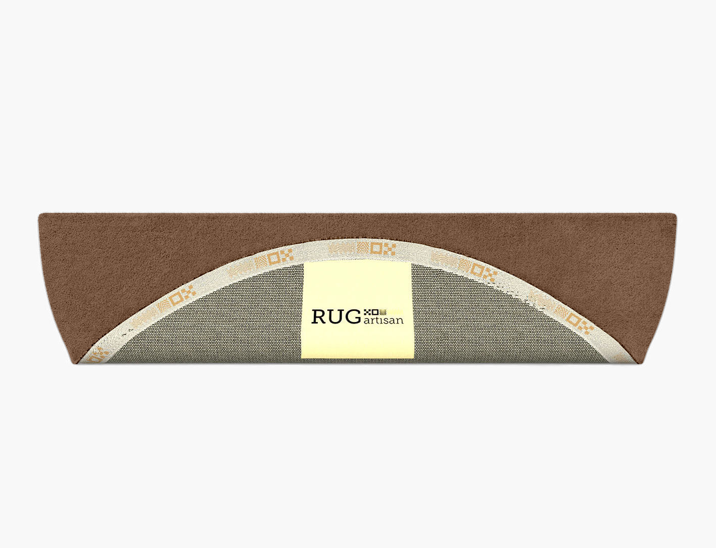 RA-51-N Solid Colours Halfmoon Hand Tufted Pure Wool Custom Rug by Rug Artisan