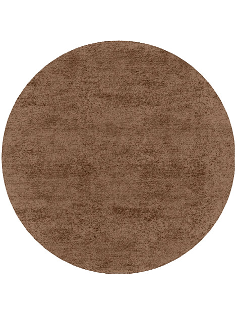 RA-51-N Solid Colors Round Hand Tufted Bamboo Silk Custom Rug by Rug Artisan
