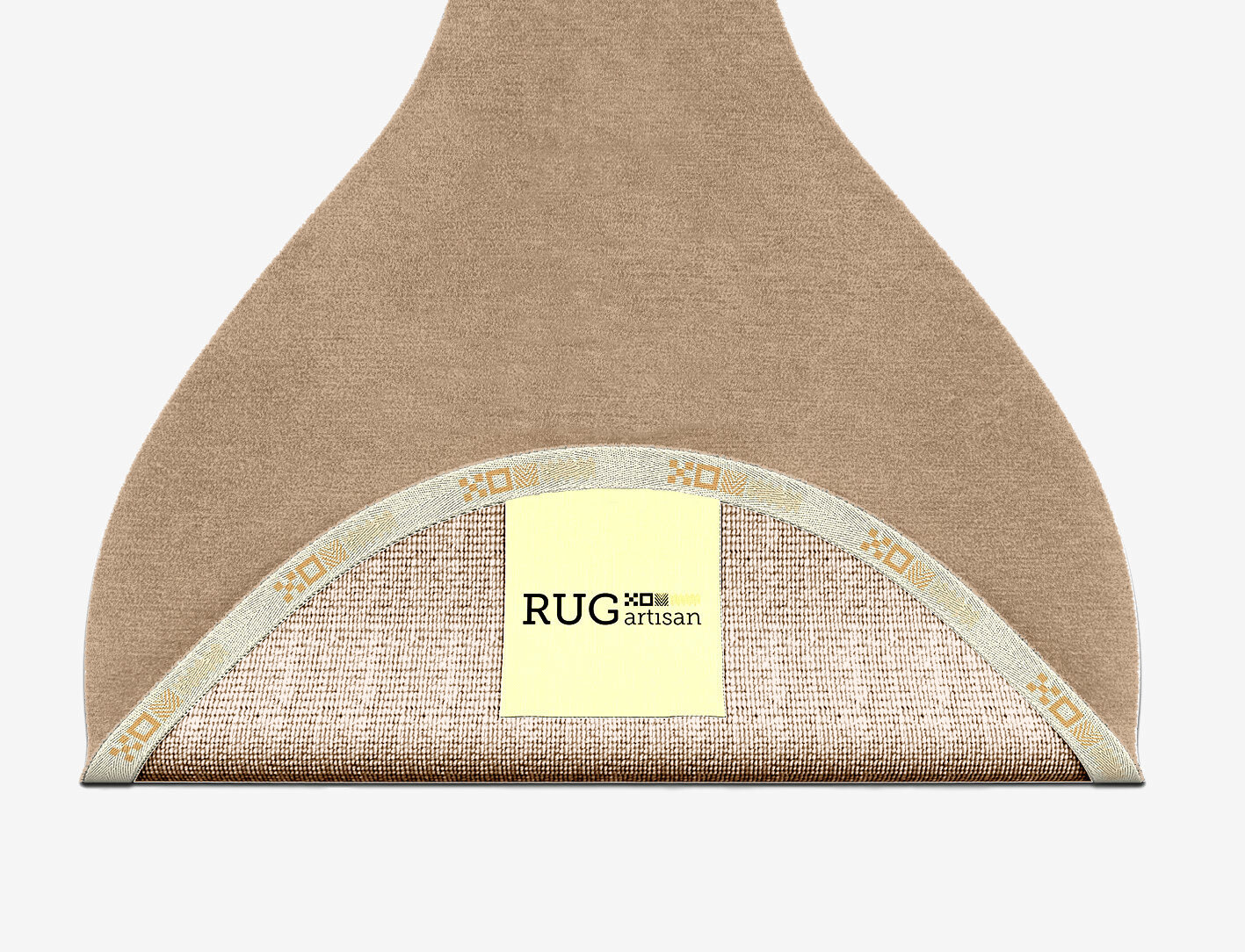 RA-53-N Solid Colors Drop Hand Knotted Tibetan Wool Custom Rug by Rug Artisan