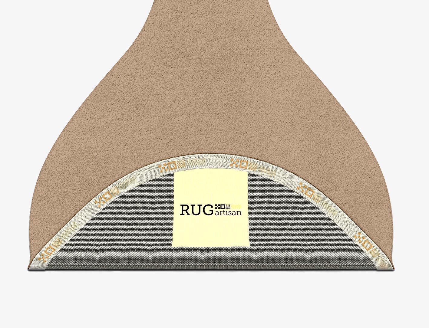 RA-53-N Solid Colors Drop Hand Tufted Pure Wool Custom Rug by Rug Artisan