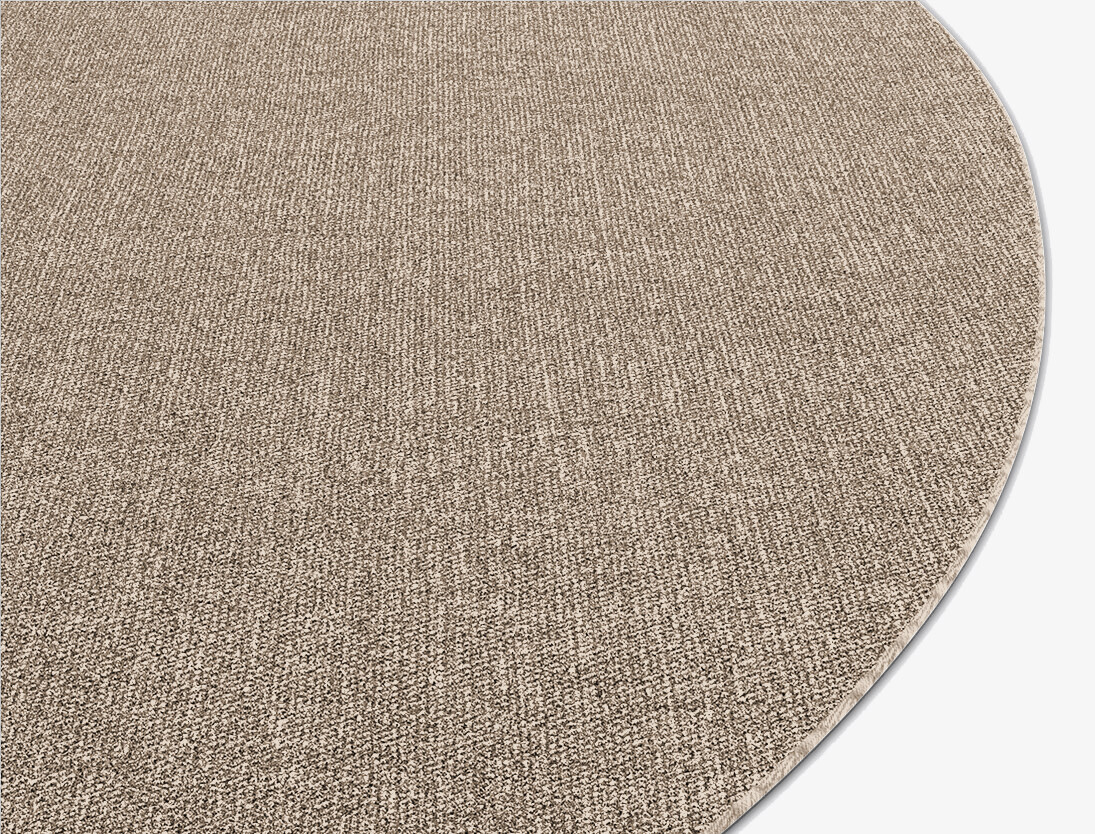 RA-53-N Solid Colours Oval Outdoor Recycled Yarn Custom Rug by Rug Artisan