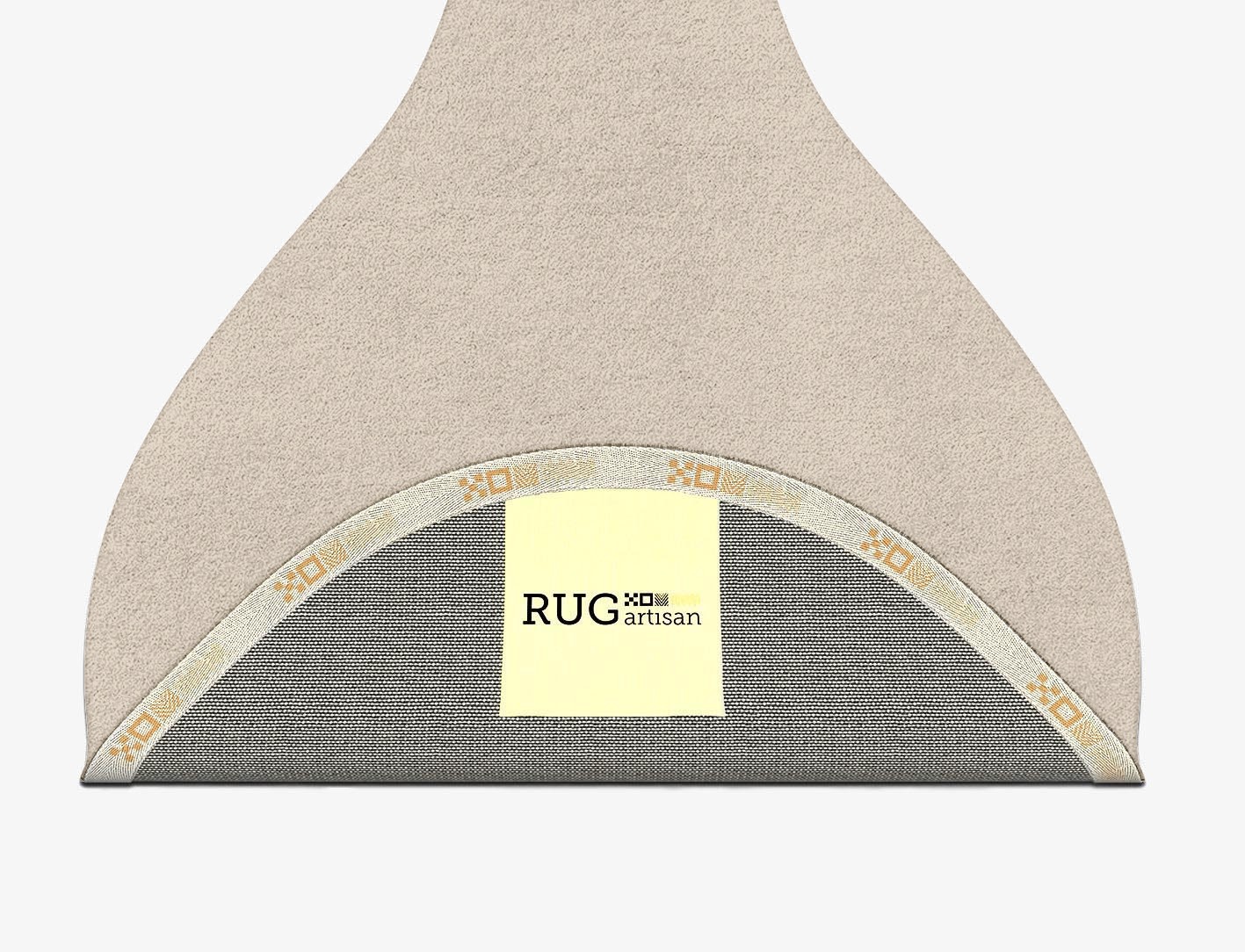 RA-55-N Solid Colors Drop Hand Tufted Pure Wool Custom Rug by Rug Artisan