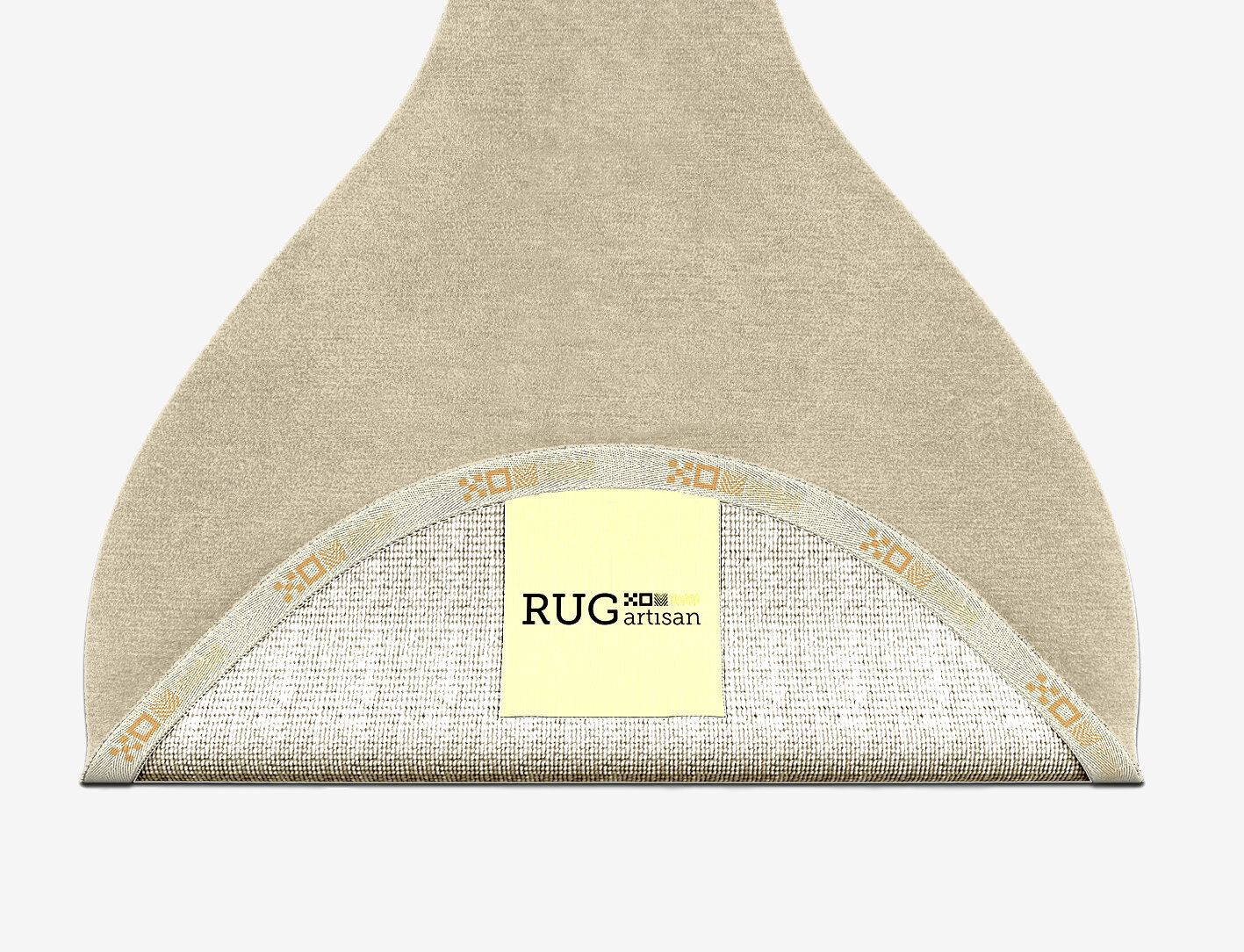 RA-59-N Solid Colors Drop Hand Knotted Tibetan Wool Custom Rug by Rug Artisan