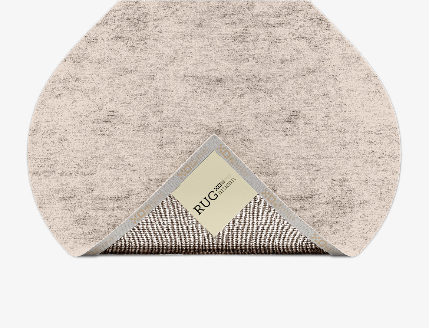 RA-69-N Solid Colors Ogee Hand Knotted Bamboo Silk Custom Rug by Rug Artisan