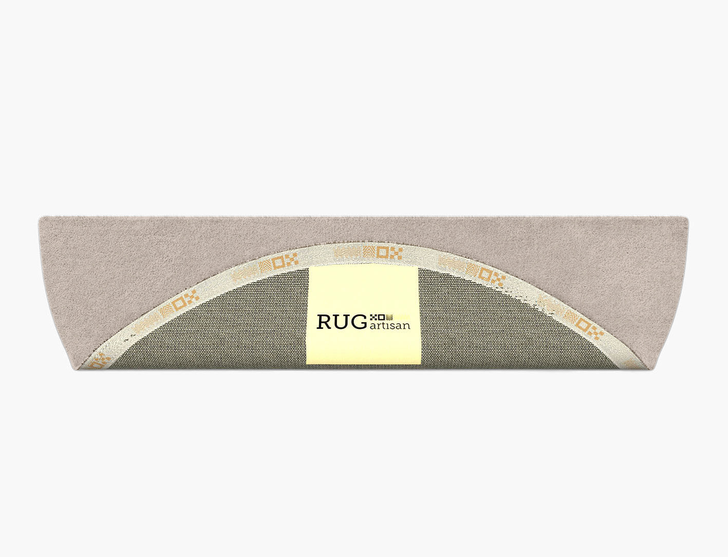 RA-69-N Solid Colors Halfmoon Hand Tufted Pure Wool Custom Rug by Rug Artisan