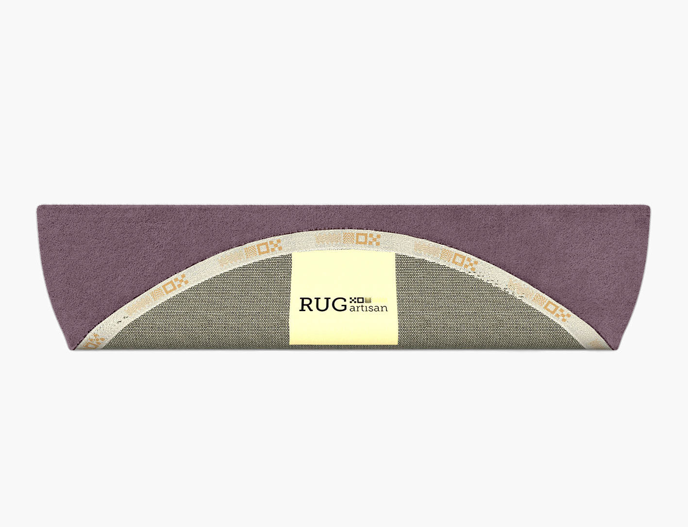 RA-71-N Solid Colors Halfmoon Hand Tufted Pure Wool Custom Rug by Rug Artisan