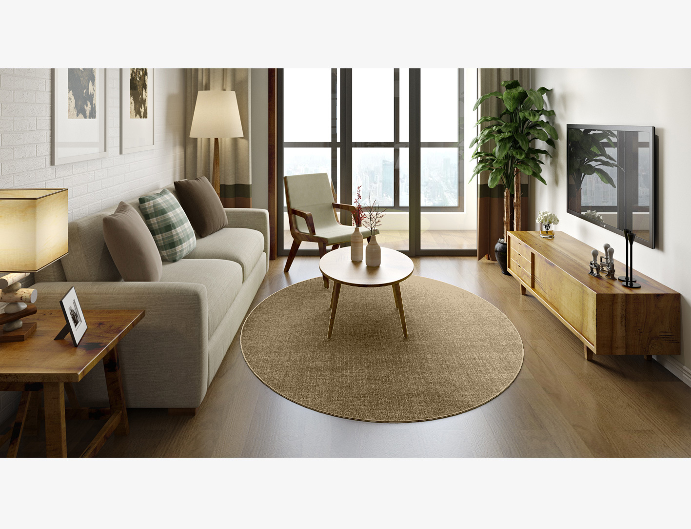RA-AC09 Solid Colors Oval Flatweave New Zealand Wool Custom Rug by Rug Artisan