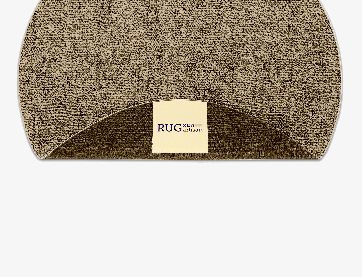 RA-AC09 Solid Colors Round Flatweave Bamboo Silk Custom Rug by Rug Artisan