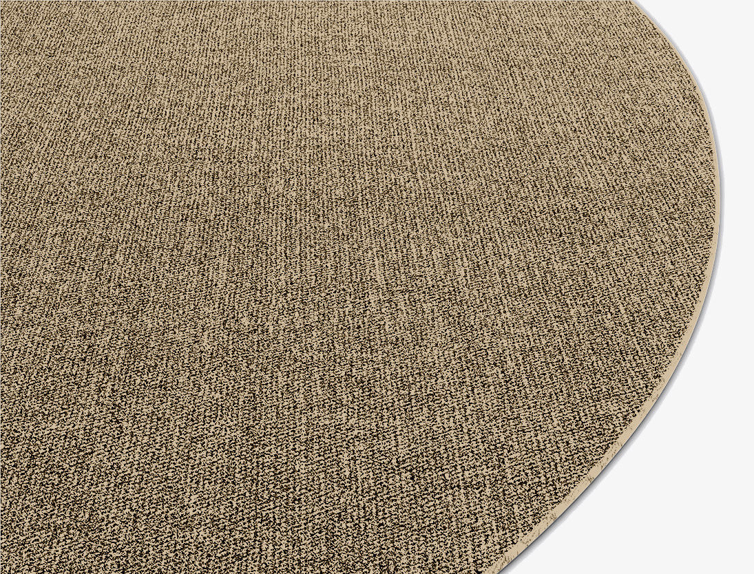 RA-AC09 Solid Colors Round Flatweave New Zealand Wool Custom Rug by Rug Artisan