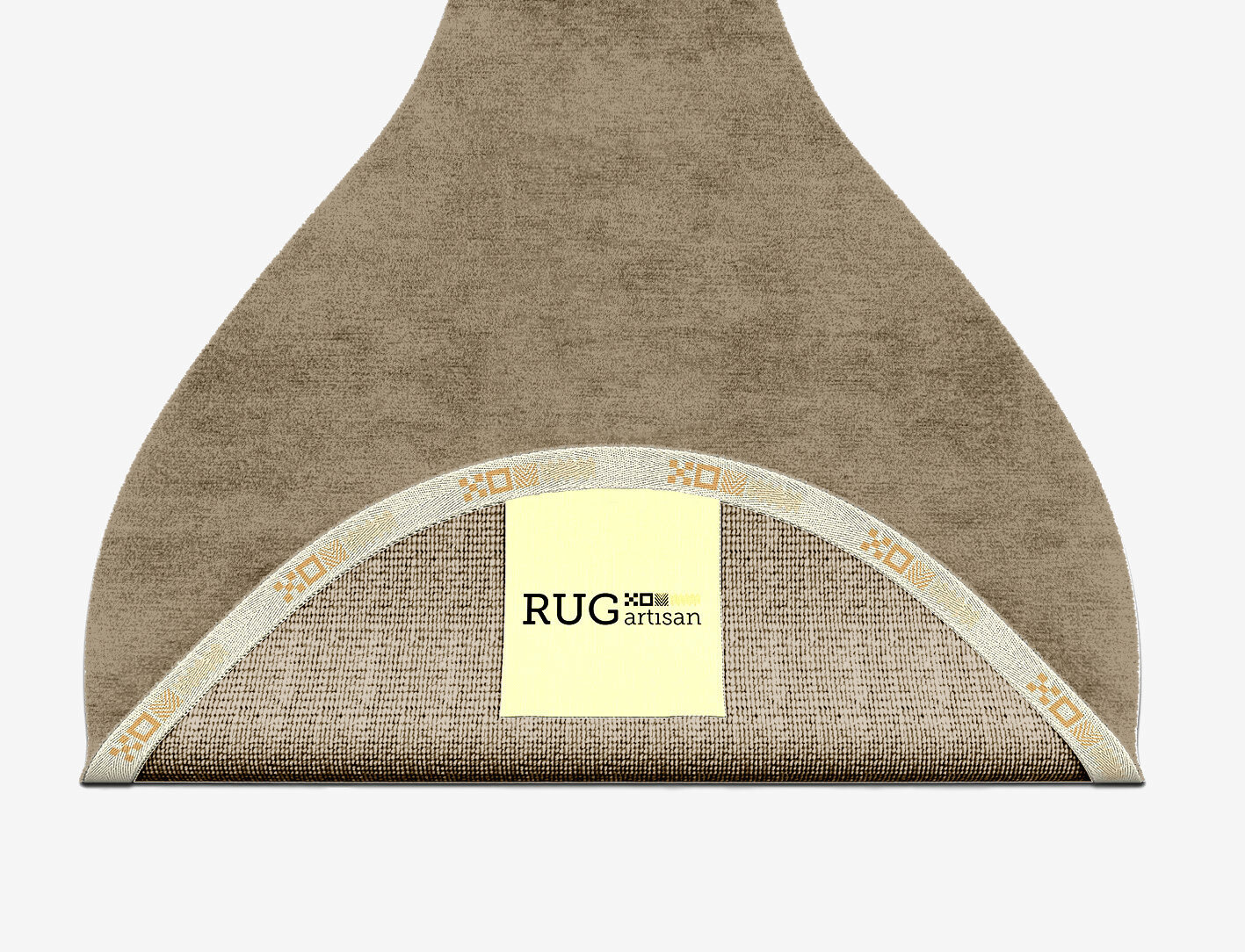 RA-AC09 Solid Colors Drop Hand Knotted Bamboo Silk Custom Rug by Rug Artisan
