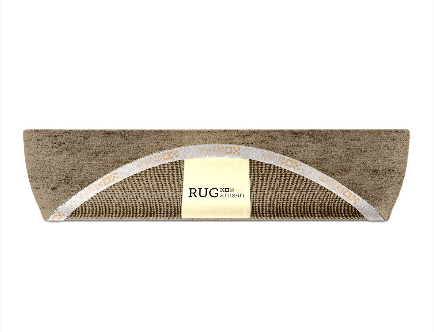 RA-AC09 Solid Colors Halfmoon Hand Knotted Bamboo Silk Custom Rug by Rug Artisan