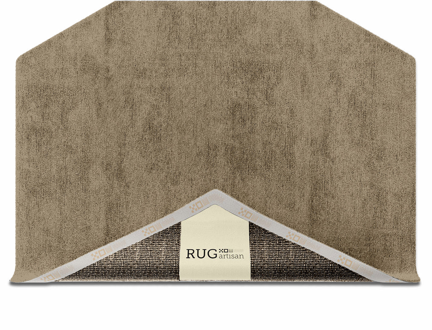 RA-AC09 Solid Colors Hexagon Hand Knotted Bamboo Silk Custom Rug by Rug Artisan