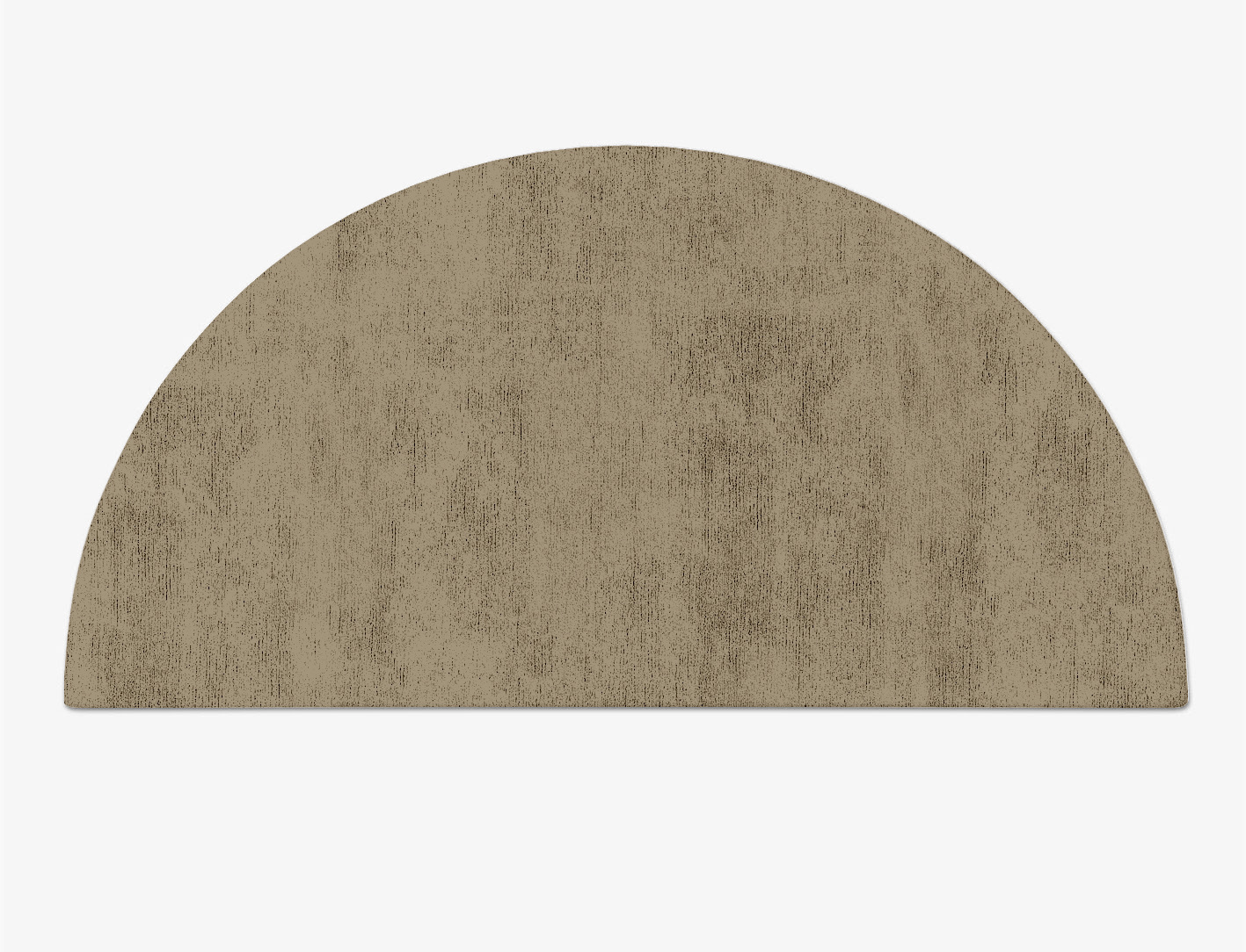 RA-AC09 Solid Colors Halfmoon Hand Tufted Bamboo Silk Custom Rug by Rug Artisan
