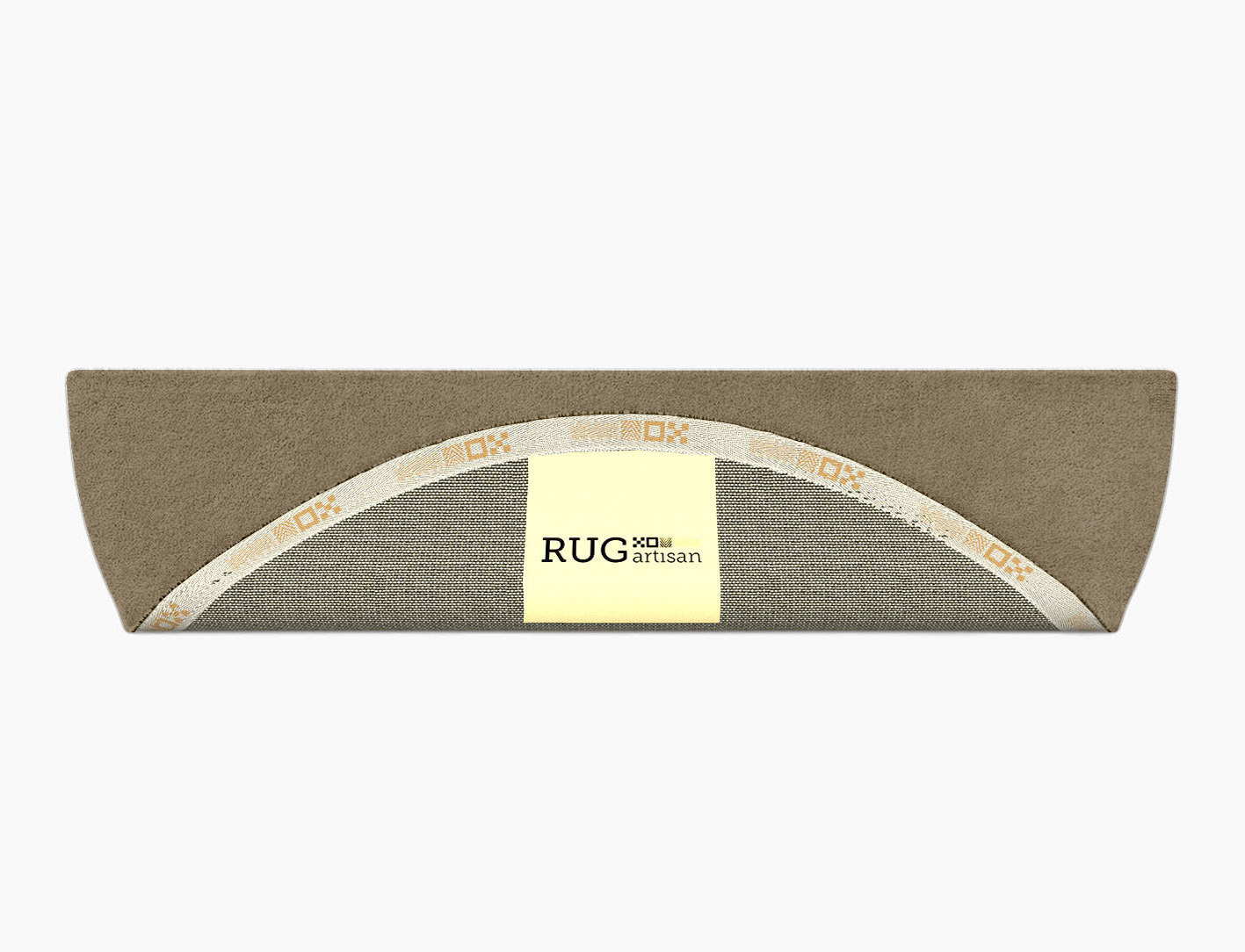 RA-AC09 Solid Colours Halfmoon Hand Tufted Pure Wool Custom Rug by Rug Artisan