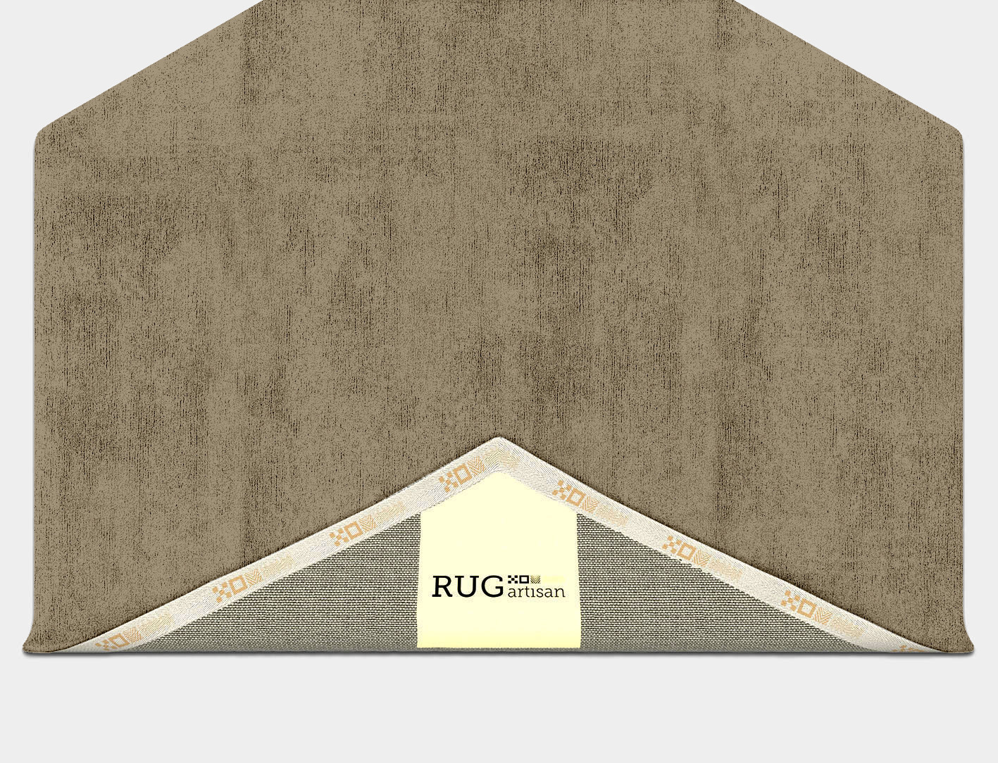 RA-AC09 Solid Colors Hexagon Hand Tufted Bamboo Silk Custom Rug by Rug Artisan