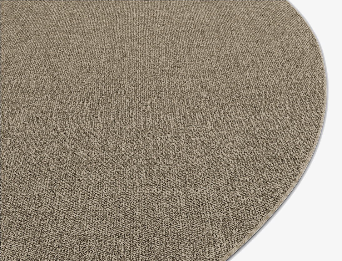 RA-AC09 Solid Colors Round Outdoor Recycled Yarn Custom Rug by Rug Artisan