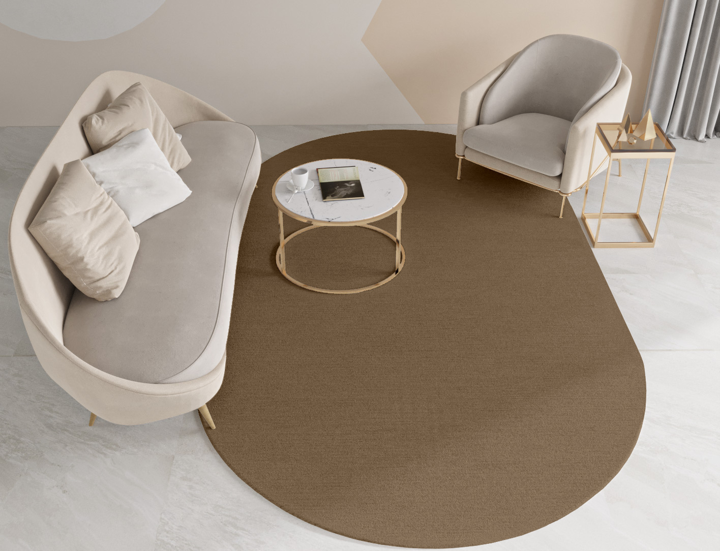 RA-AD08 Solid Colors Capsule Hand Tufted Pure Wool Custom Rug by Rug Artisan