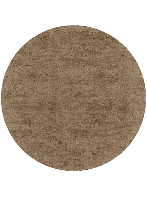 RA-AD08 Solid Colors Round Hand Tufted Bamboo Silk Custom Rug by Rug Artisan