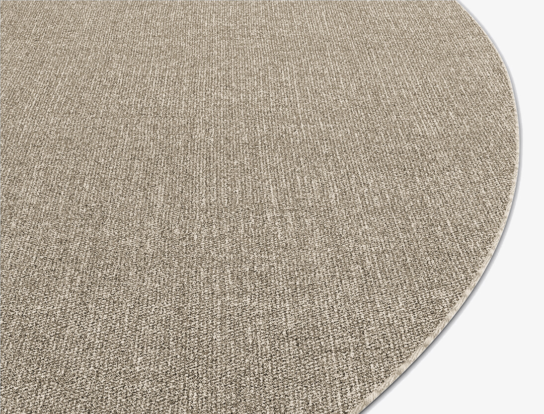 RA-AD12 Solid Colors Round Outdoor Recycled Yarn Custom Rug by Rug Artisan
