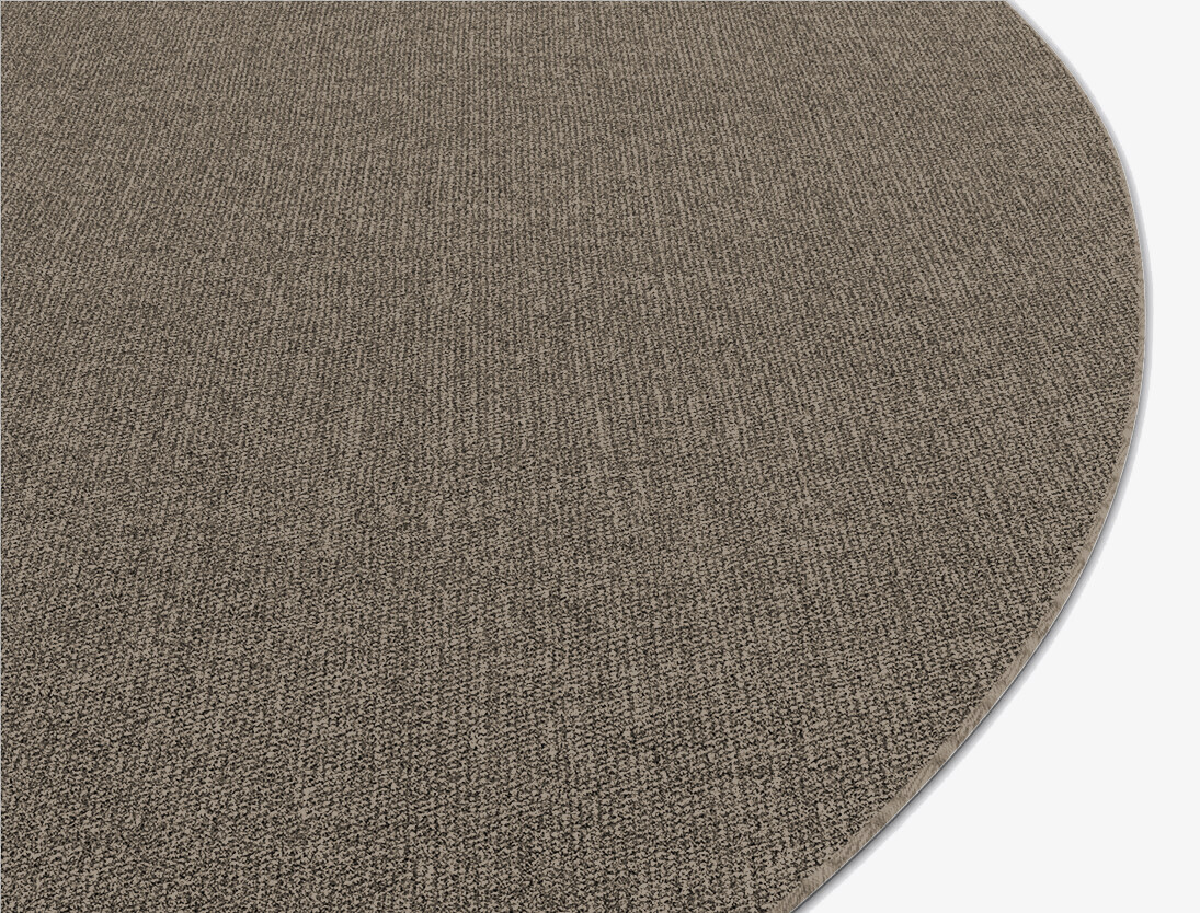 RA-AE07 Solid Colors Round Outdoor Recycled Yarn Custom Rug by Rug Artisan