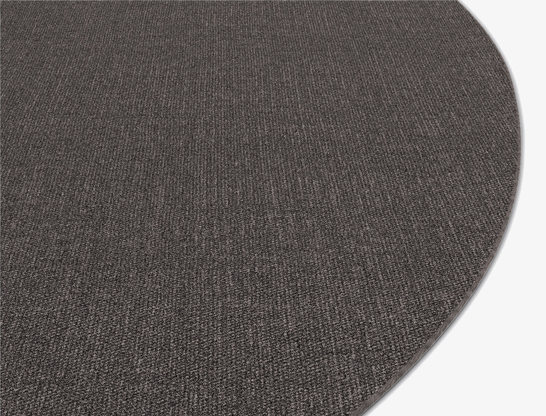 RA-AJ04 Solid Colours Round Flatweave New Zealand Wool Custom Rug by Rug Artisan